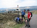 On the summit after a 342m climb up from Strontian.  