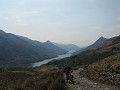 View down Loch Leven above Mamore Lodge.
