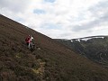 Still pushing, still Coire Chuaich. A' Mharconaich on the right.